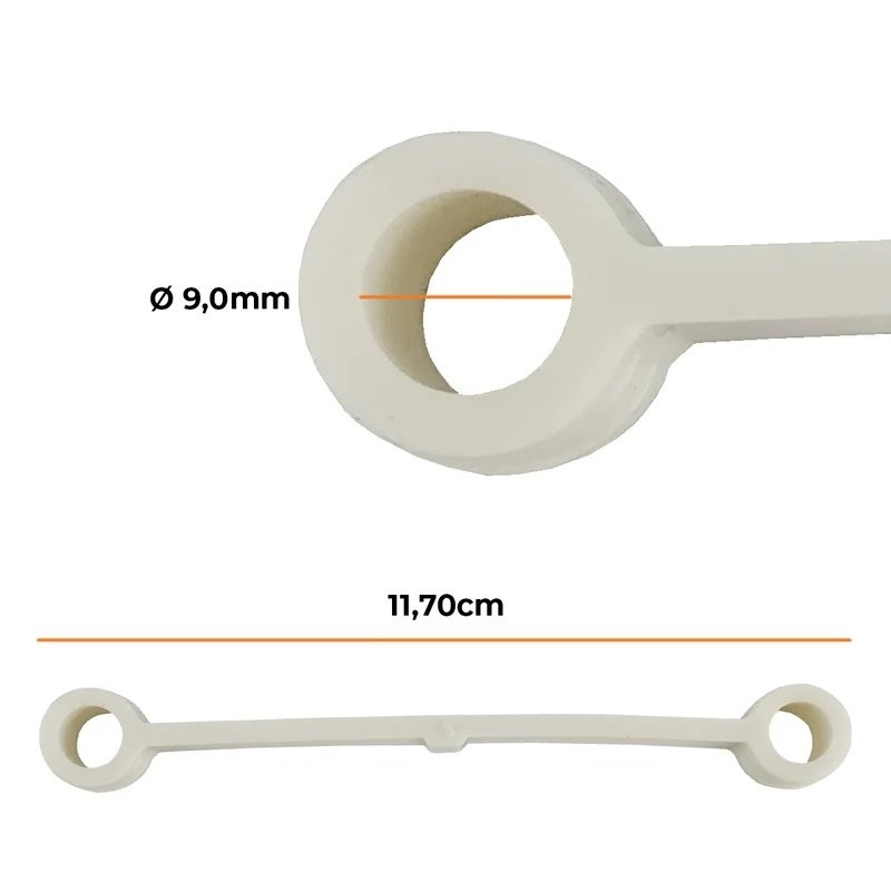 Tirante para Lavadora Brastemp 24" Cristal Branco - 326000516 - Imagem 3