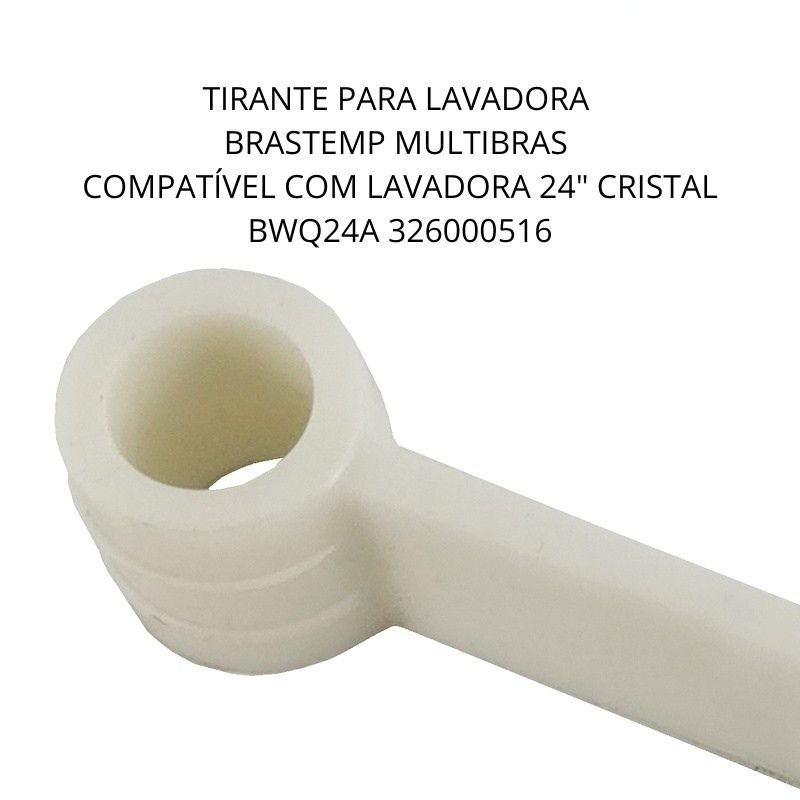 Tirante para Lavadora Brastemp 24" Cristal Branco - 326000516 - Imagem 6